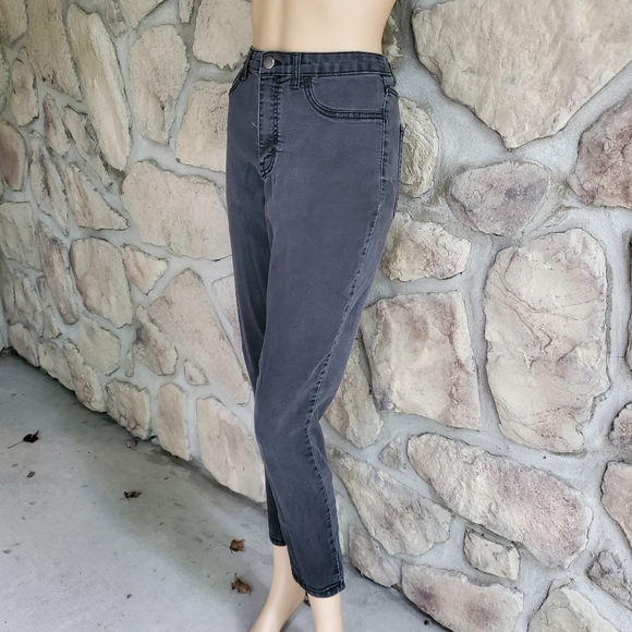 WILD FABLE | Dark Gray Faded Skinny Jeans - Picture 2 of 7